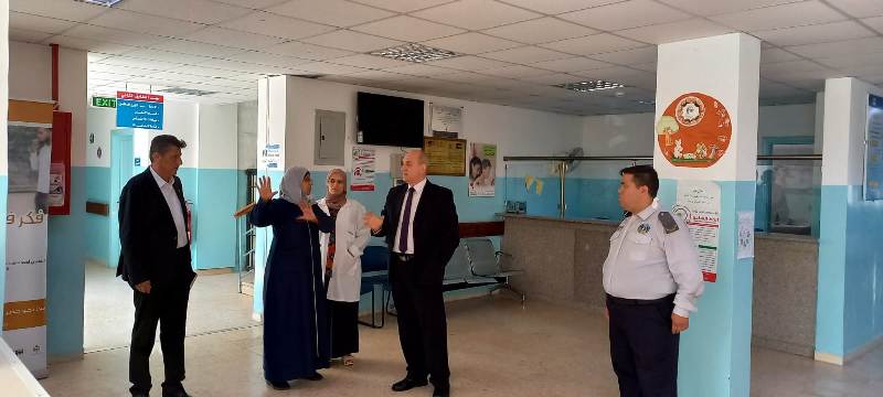 الشبول يتفقد المراكز الصحية في إربد