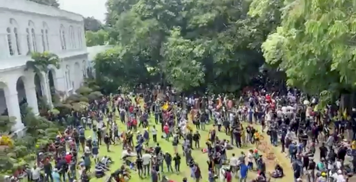 زعماء الاحتجاجات في سريلانكا يجددون عزمهم