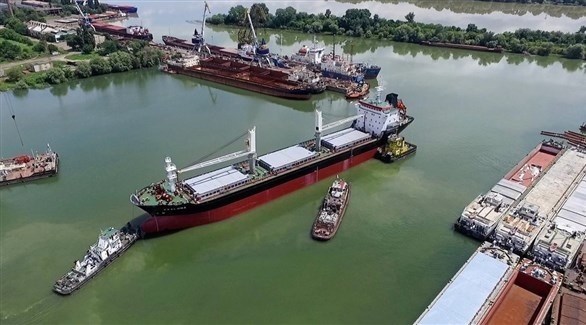 أوكرانيا: 16 سفينة عبرت نهر الدانوب