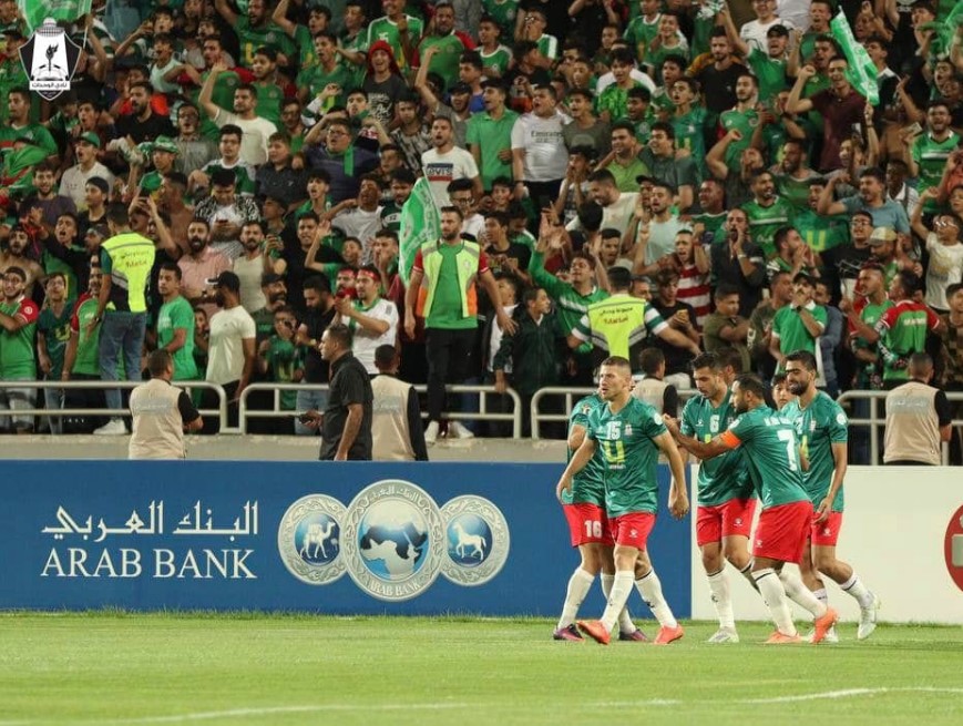 الوحدات يقصف الجزيرة برباعية وعينه على