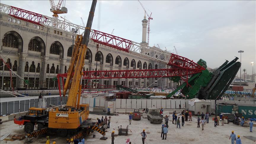 حادثة “رافعة الحرم” تعود للواجهة
