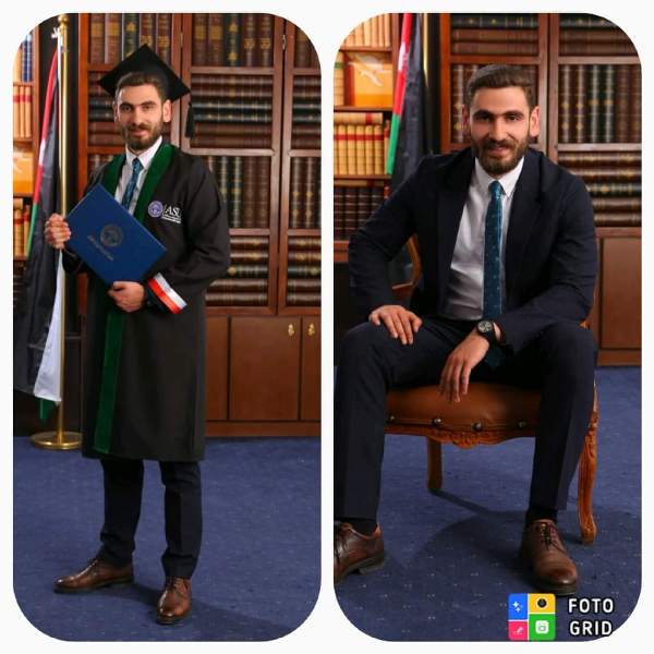 عماد ابوشيخة الف الف مبروك التخرج