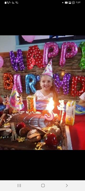 سلمى ابوكف عيد ميلاد سعيد