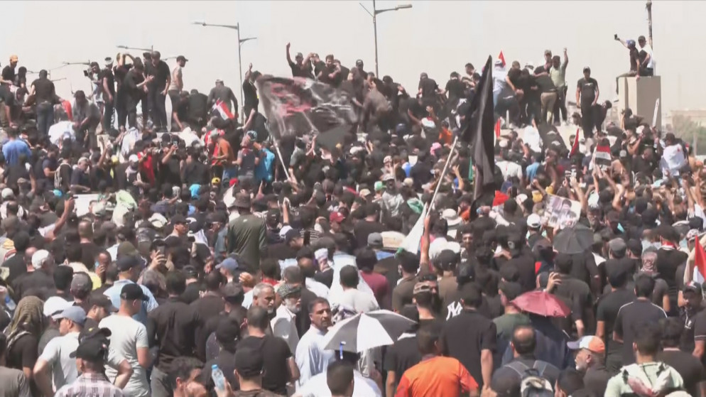 تجدد تظاهرات مناصري التيار الصدري في