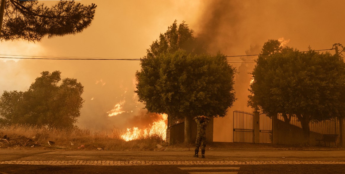 حرائق غابات في دولة أوروبية تفجر
