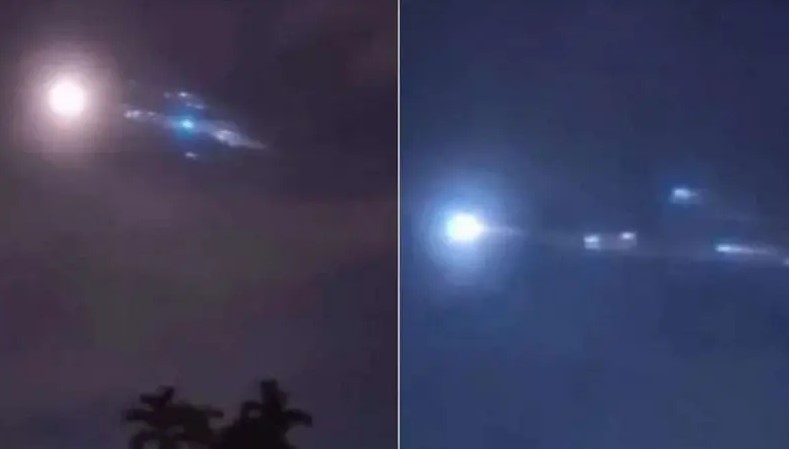 شاهد السقوط المرعب للصاروخ الصيني إلى