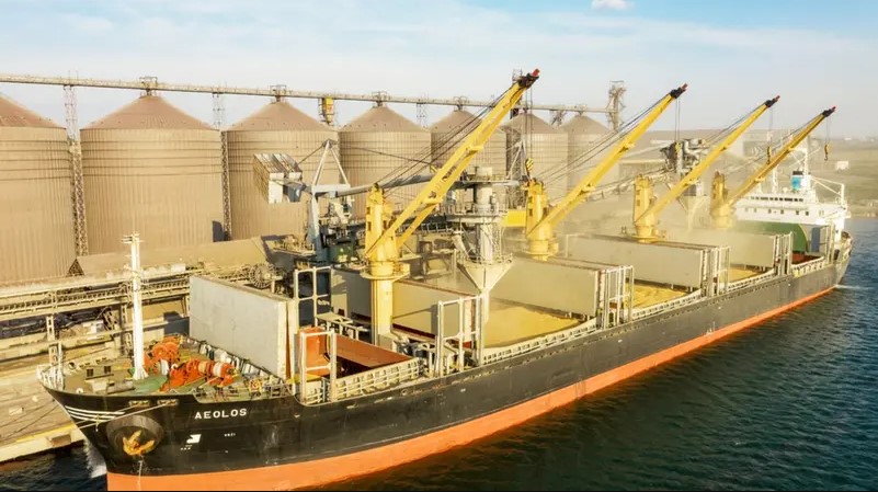 أولى سفن الحبوب تغادر أوكرانيا باتجاه