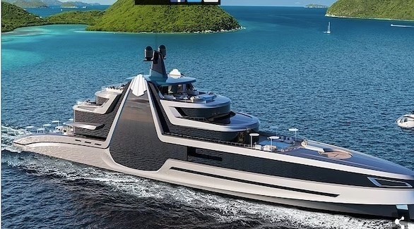 يخت فاخر بتصميم مستوحى من ماسة