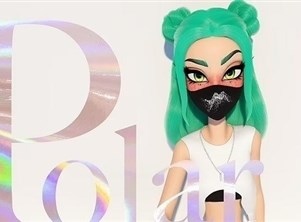 نجمة بوب رقمية مع ملايين المتابعين