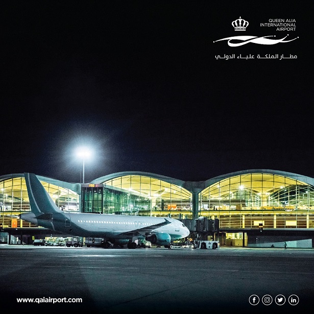 مطار الملكة علياء الدولي يستقبل أكثر