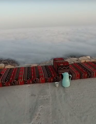 الضباب ينثر سحره وجماله في الطفيلة