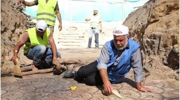 اكتشاف أرضيات فسيفسائية تعود للعصر البيزنطي