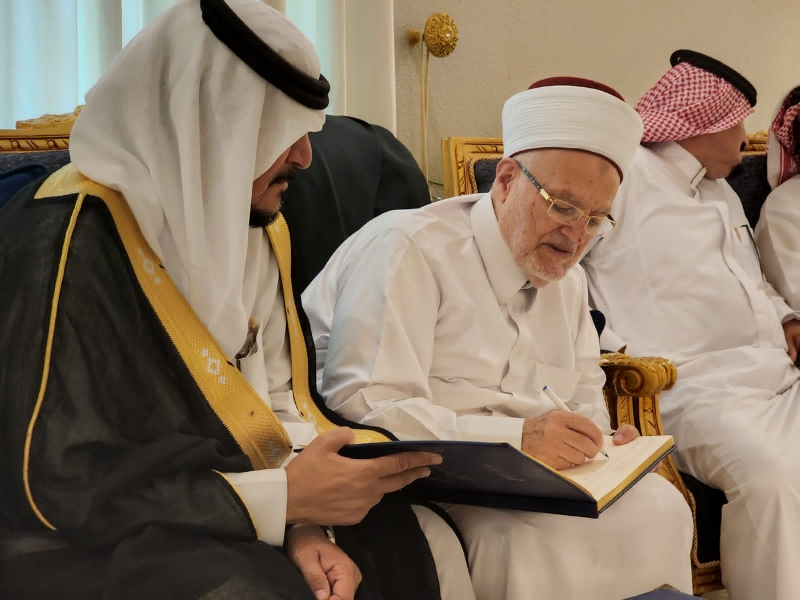 اسقبال قبيلة هذيل الحجاز لخطيب المسجد