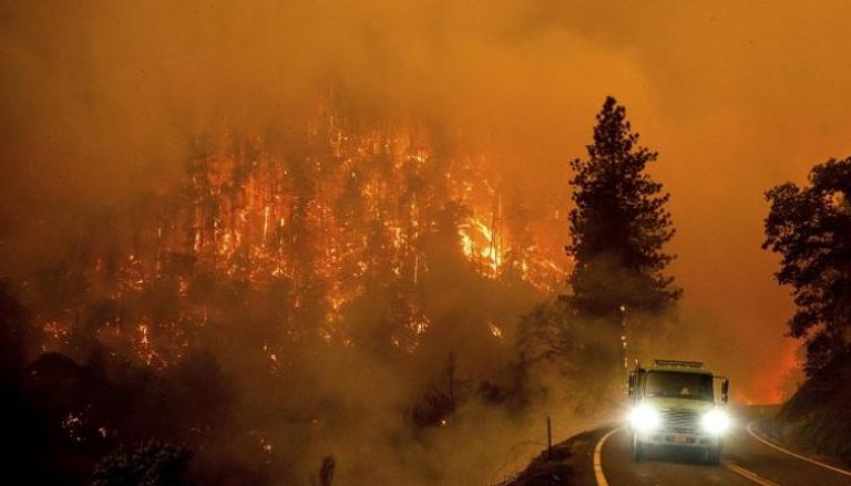 قتيلان في حريق غابات هائل بولاية