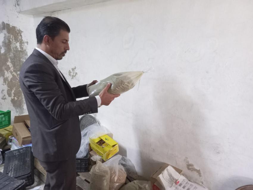 إتلاف منتجات غذائية في اربد