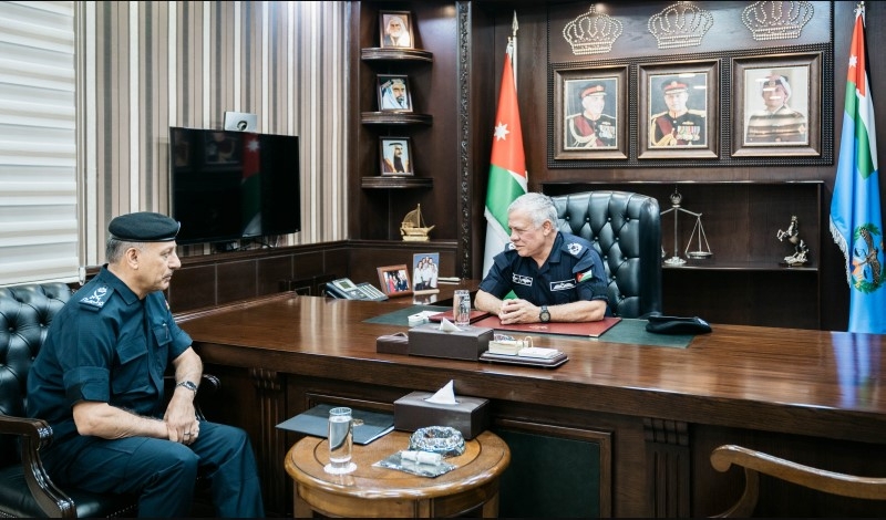 الملك يزور مديرية الأمن العام