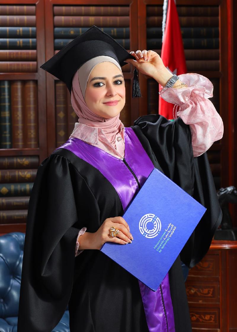 تالا المصري.. مبارك الماجستير