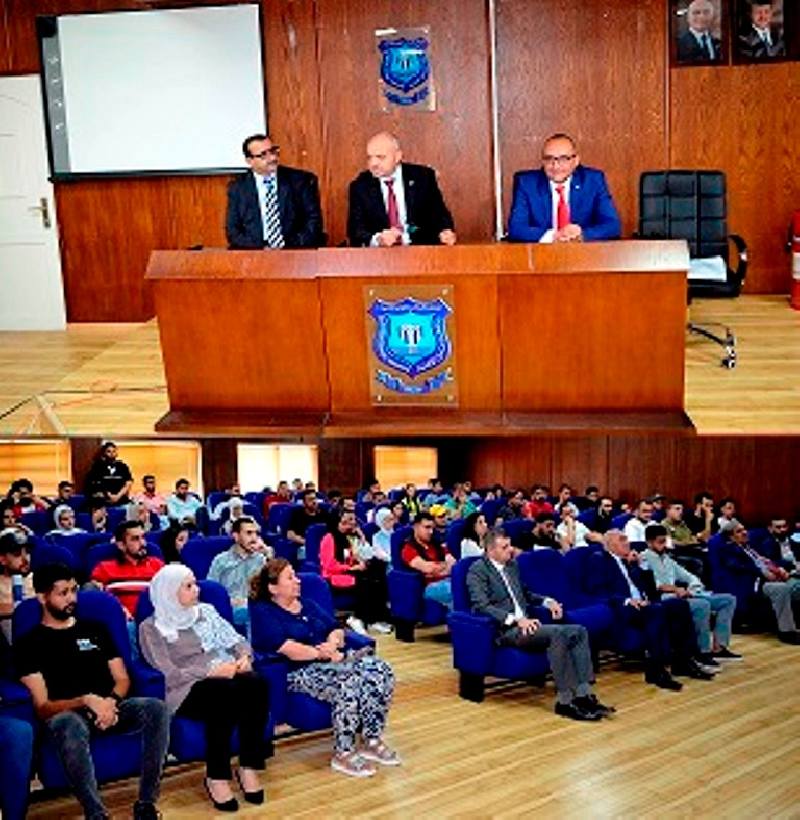 التلاوي يحاضر فيأعمالعمان الأهلية حول مهنة