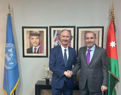 الأردن يبحث الجهود الأممية لحل الأزمة