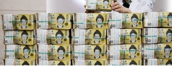 تراجع الوون الكوري إلى أدنى مستوى