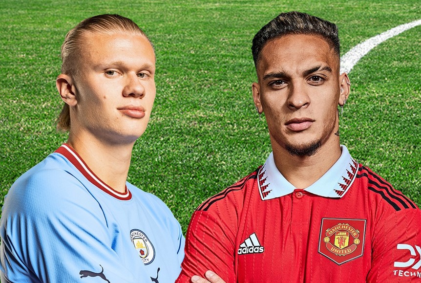 هالاند وأنتوني وجها لوجه في التشكيلة