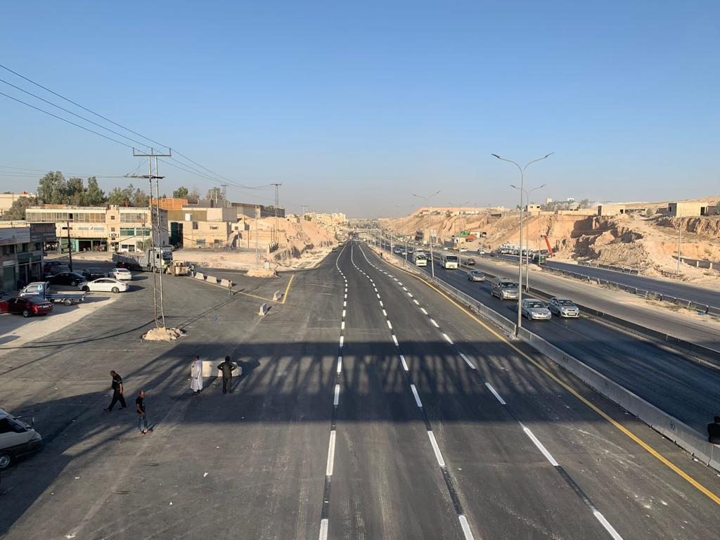 الأشغال تنهي الأعمال في جزء من