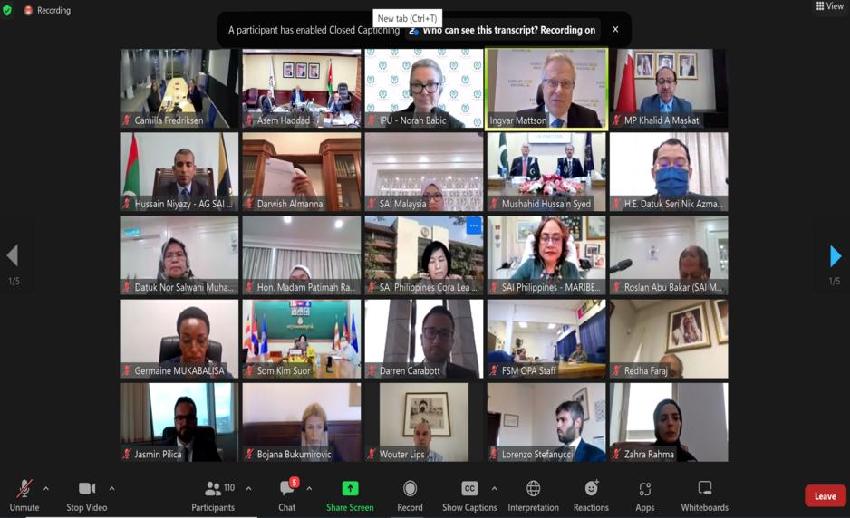 حداد يشارك بفعالية افتراضية حول البرلمانات