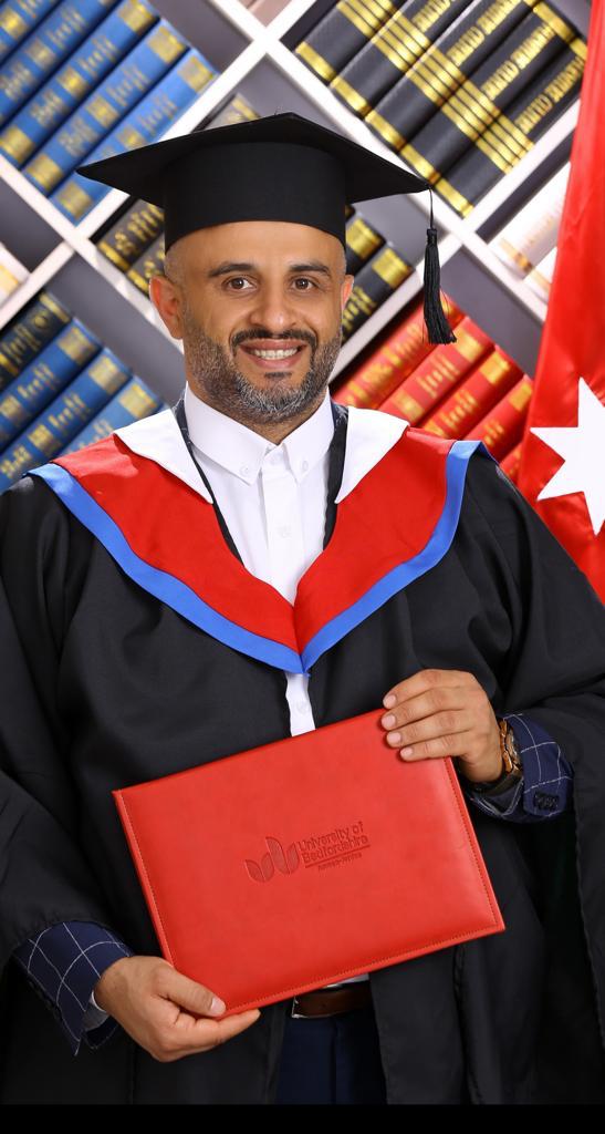 الاستاذ قاسم خلف المحاسنة.. مبروك الماجستير