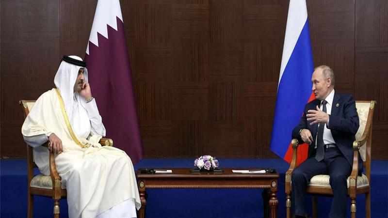 بوتين لأمير قطر: سأكون سعيدا إن