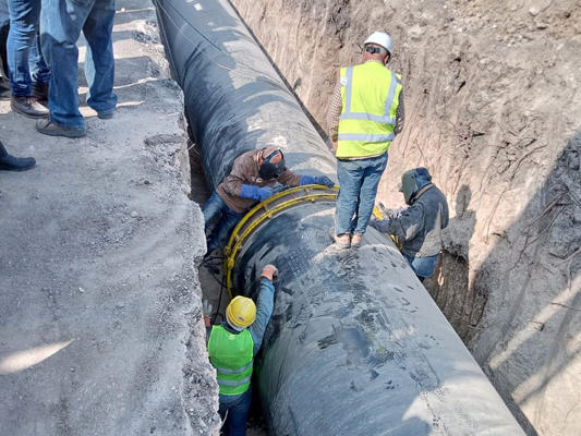 الانتهاء من خط تعزيز قناة الملك