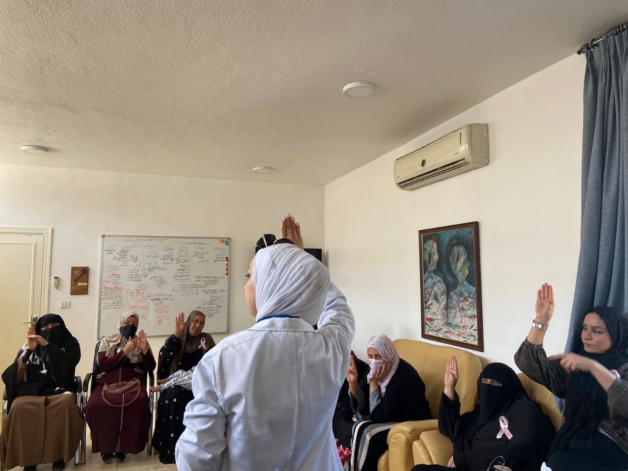 معهد العناية بصحة الأسرة يختتم حملة