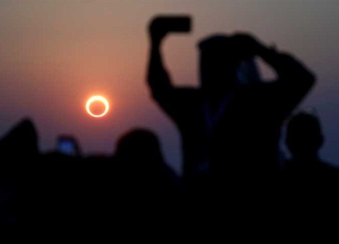 مواعيد الكسوف بحسب المناطق الأردنية