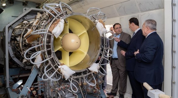 بشار الاسد يشرف على إطلاق مصنع