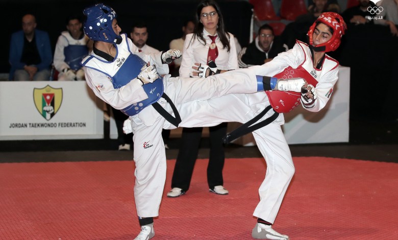 ميداليتان ذهبية وفضية لمنتخب التايكواندو في