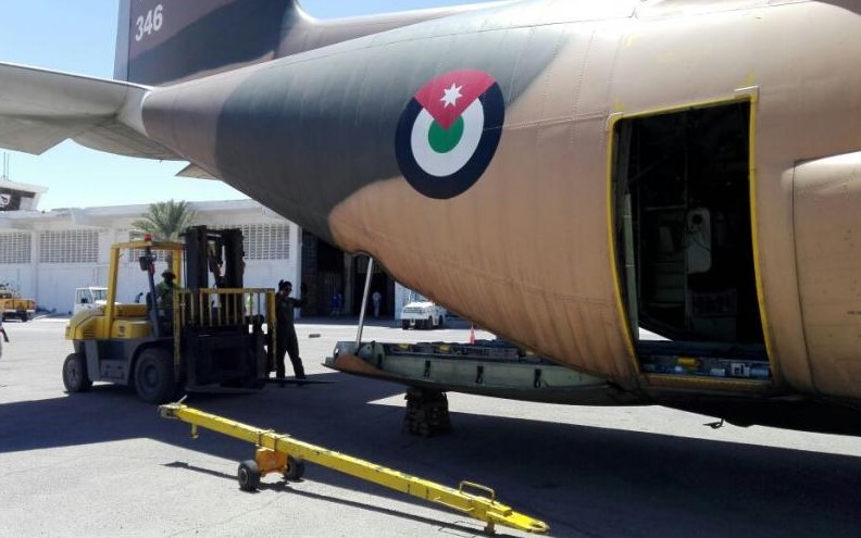 بتوجيهات ملكية.. طائرة مساعدات أردنية طارئة