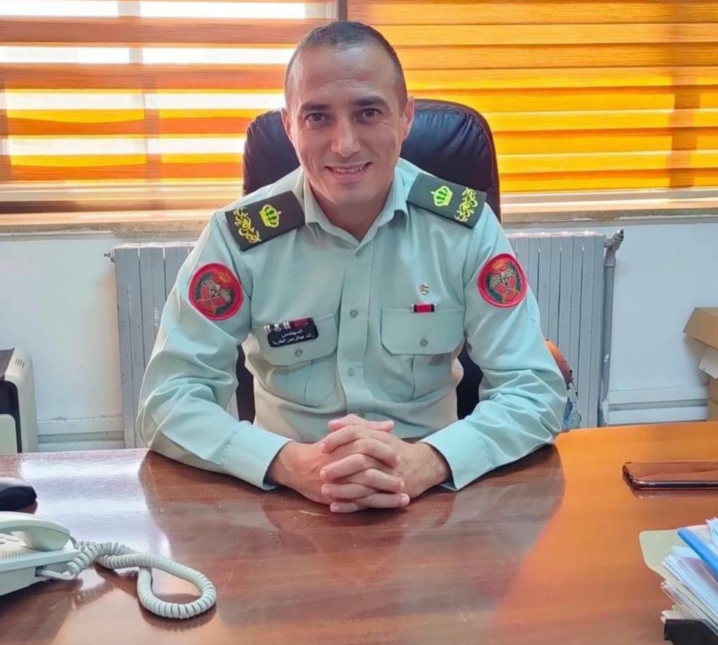 المهندس راشد العقاربة.. الى رتبة رائد