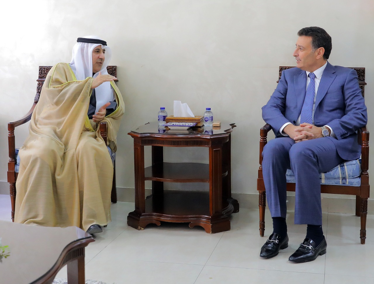 الصفدي يستقبل السفير الكويتي (صور)
