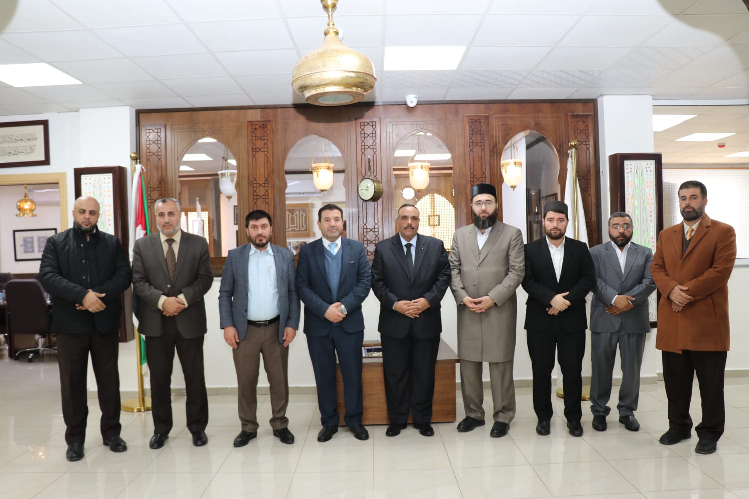 وفد تركي يزور جامعة العلوم الإسلامية