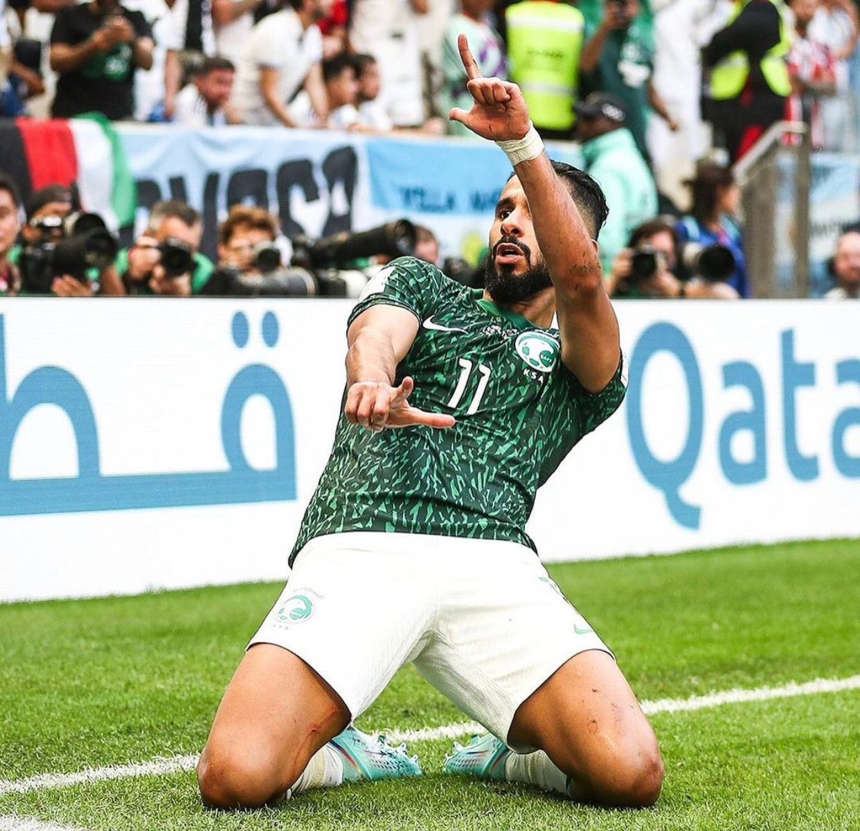 الشهري يدخل تاريخ السعودية في المونديال