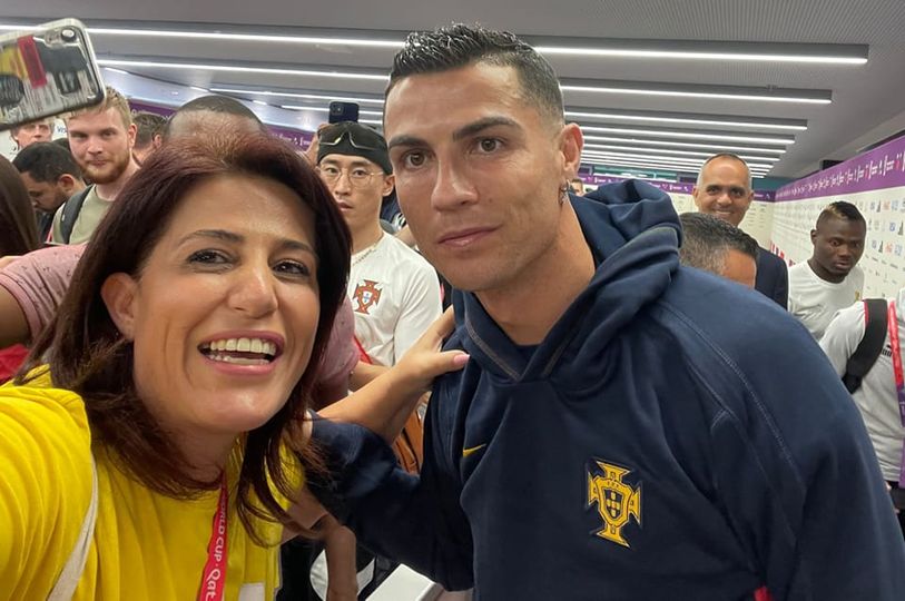 الصحفية الأردنية هبة الصباغ لكريستيانو رونالدو: