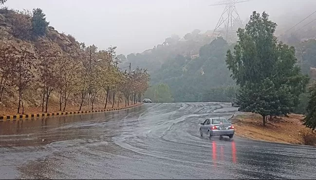 جمعة ماطرة مصحوبة بزخات من البرد