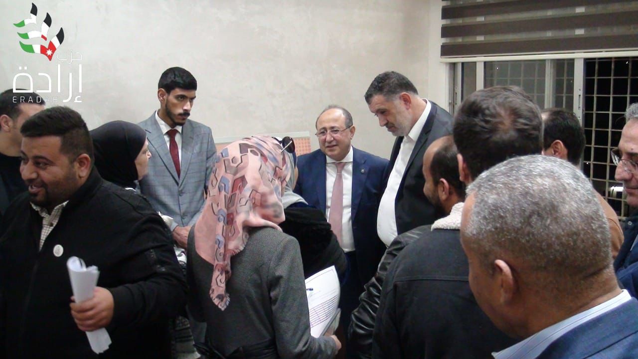 إرادة بلواء ناعور ، وانتسابات للحزب