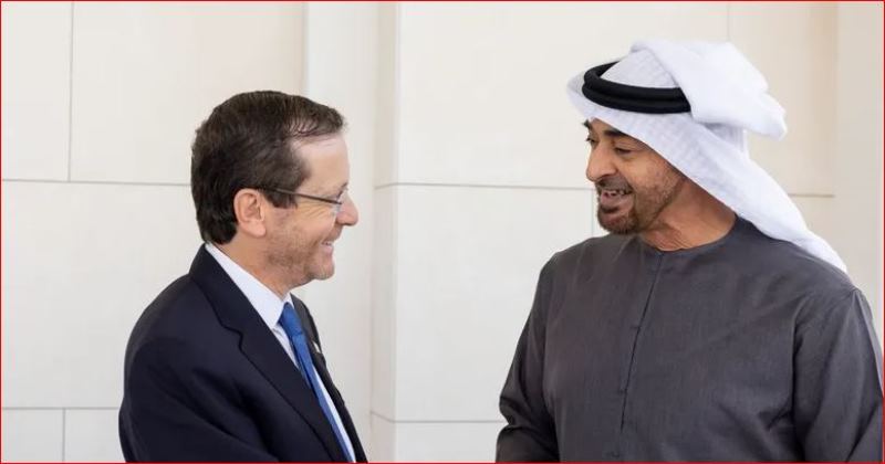 الشيخ محمد بن زايد يستقبل رئيس