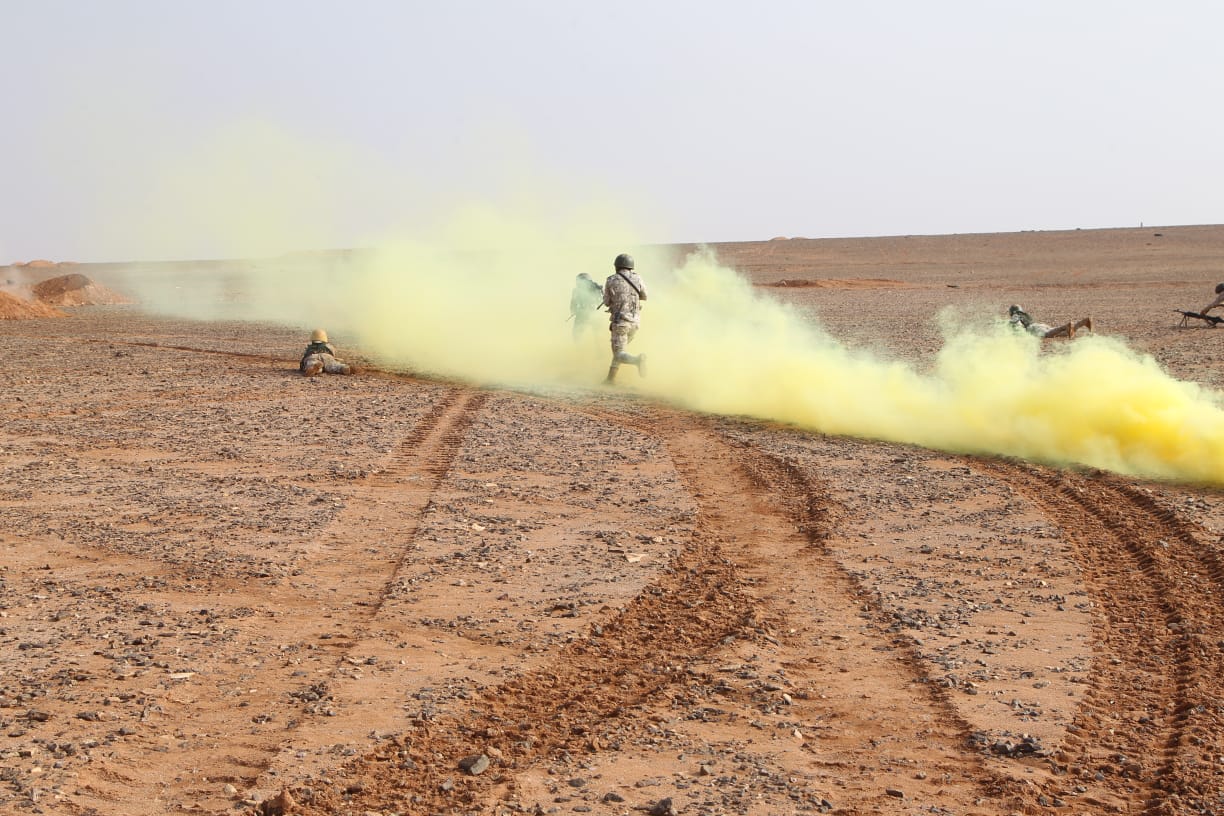 كتيبة الحرس الملكي الآلية السادسة تنفذ