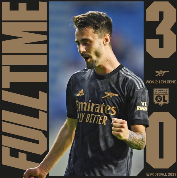 آرسنال يقهر ليون بثلاثية في افتتاح