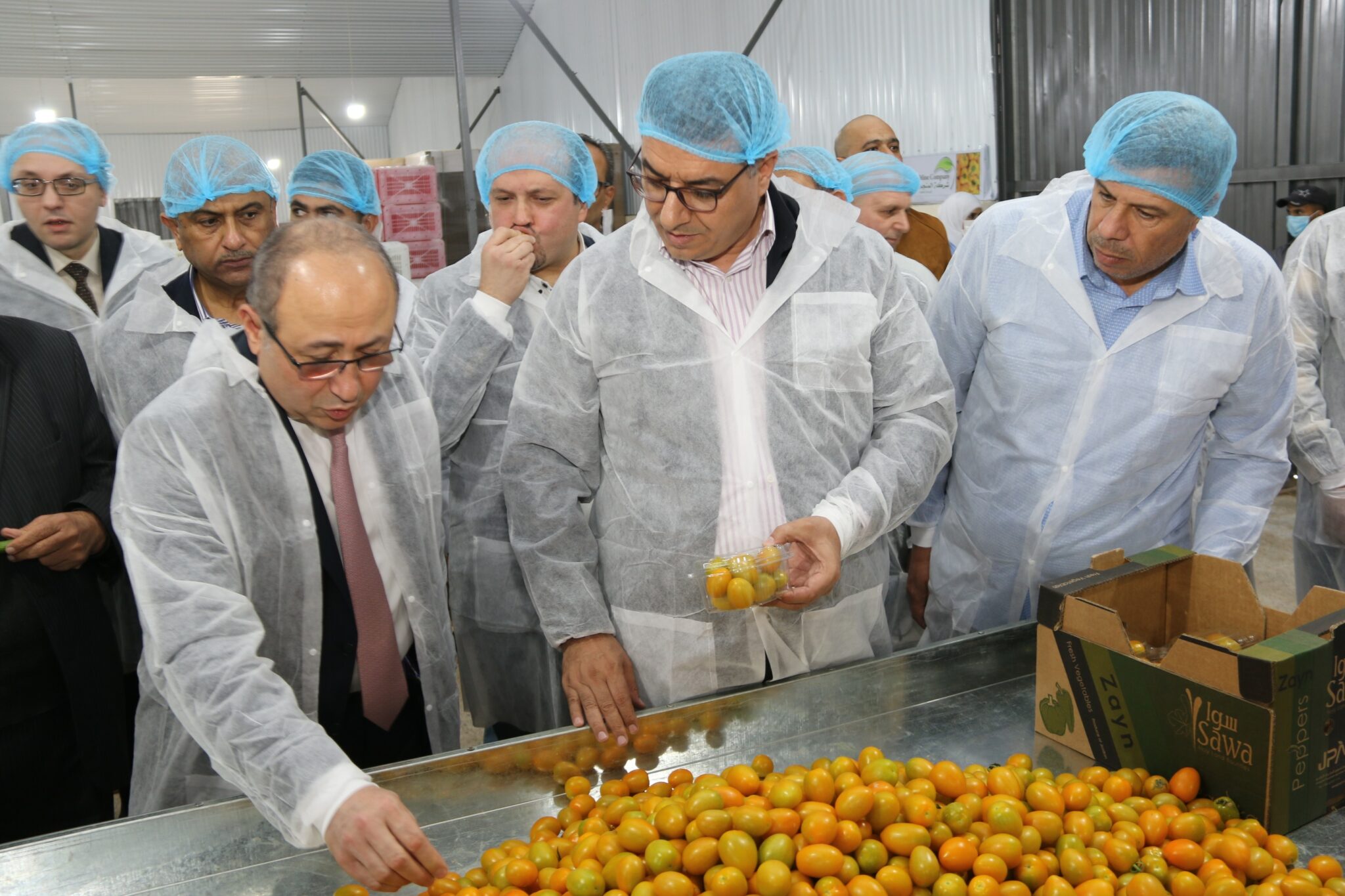 وزير الزارعة يفتتح موسم قطاف الزراعات