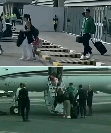 رونالدو يغادر قطر بطائرته الخاصة