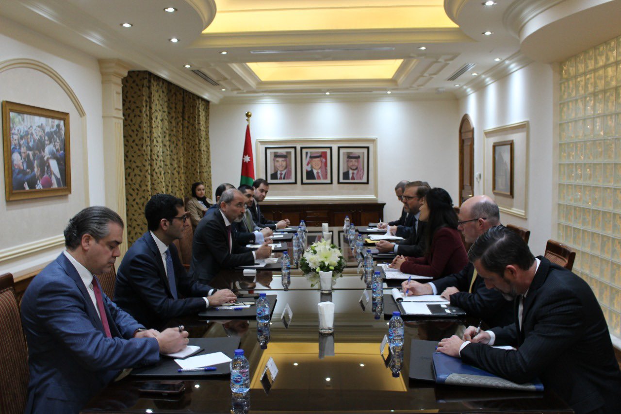 الأردن وأمريكا يؤكدان استمرار التنسيق لحل