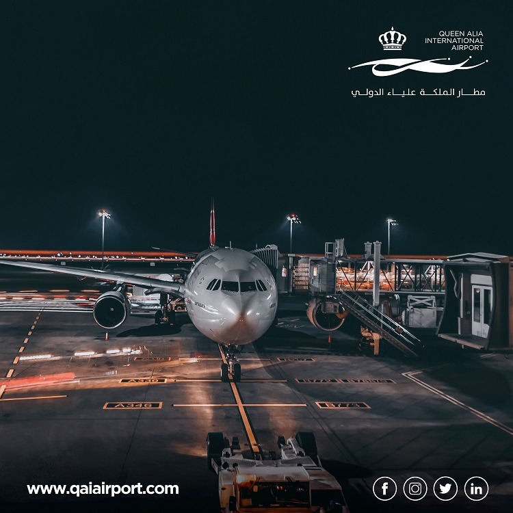 مطار الملكة علياء الدولي يستقبل أكثر