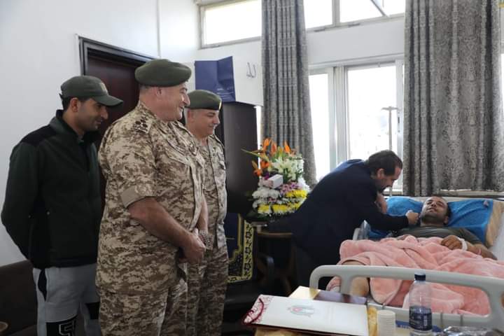 الأمير مرعد يعود مصابي أحداث الحسينية